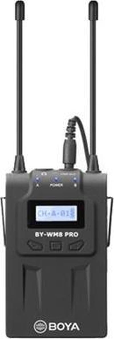 Boya Draadloze Ontvanger BY-RX8 voor BY-WM8 Pro