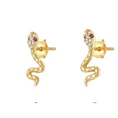 Twice As Nice Oorbellen in zilver, slang Goudkleurig