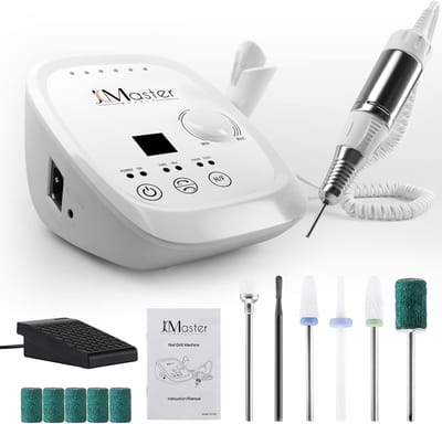 Elektrische Nagelfrees 35.000 rpm – Professionele Nagelvijl met Voetpedaal voor Gel- en Acrylnagels