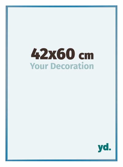 Your Decoration - Fotolijst 42x60 cm - Aluminium - Staal Blauw - Kent