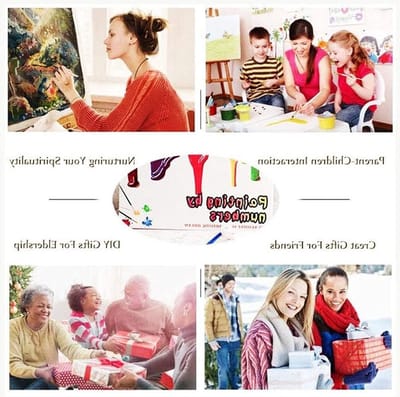 Paint by Number Kit voor Volwassenen - DIY Olieverfschilderen van Boeddha en Lotus 40 x 50 cm - Creatief en Ontspannend Schilderproject