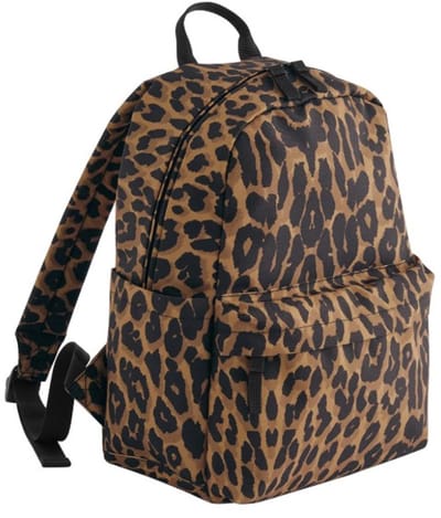 Leopard print mini backpack / Mini backpack met luipaardprint