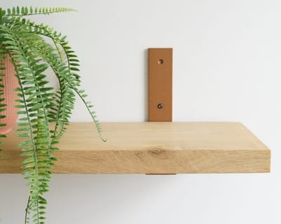 STERKSTAEL Vesta Industriële Plankdrager Cortenstaal - Stalen Wandplank Steun - Voor plank vanaf 20 cm tot 30 cm - Kleur Brons Roestig Bruin - inclusief bevestigingsmateriaal - Poedercoating - Wandsteun - 1 stuk