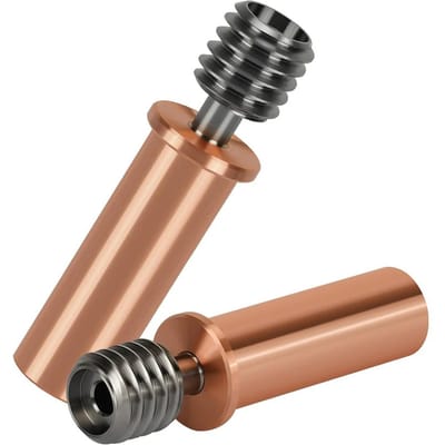2 STUKS 3D Printer Extruder Koper Titanium Legering Keelbuis voor Kobra 2Kobra 2 NeoKobra 2 veelkleurig