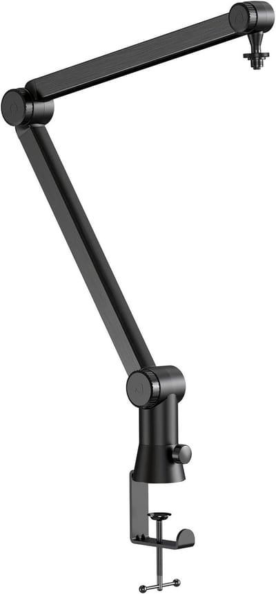 Premium Microfoonarm met Verborgen Kabels voor Studio- en Podcastergebruik - Compatibel met de meeste Microfoons zoals HyperX QuadCast en Blue Yeti, Ideaal voor Opname en Streaming