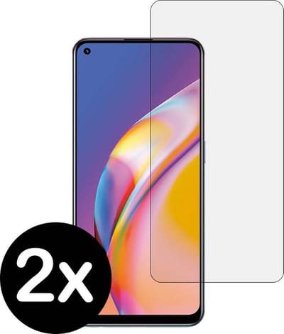 Smartphonica Screenprotector voor Oppo A94 van glas - 2 stuks geschikt voor Oppo A94