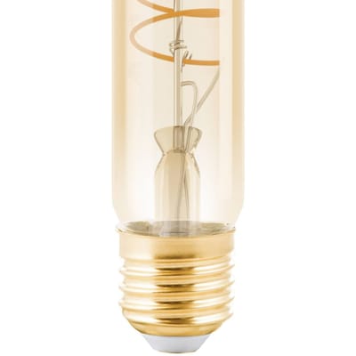 Eglo Ledfilamentlamp T30 Spiral - Amber - D3cm - Dimbaar - Warm Wit - E27 - 4w