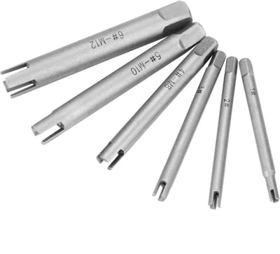 Dailygoods- Taptrekker set van 6 - Stalen schroevendraaier - Geschikt voor industriële schroeven - Dagelijkse reparaties - Kwaliteitsproducten - Perfectie in service