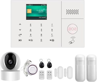 Draadloos Alarmsysteem - Slimme Beveiliging - Huis Beveiligen - APP Bediening - Set 8 - Zwart