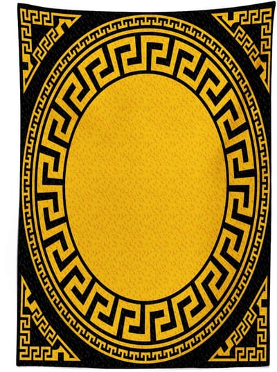 Meander-tafelkleed – 140 x 240 cm – Antraciet Ringelbloem
