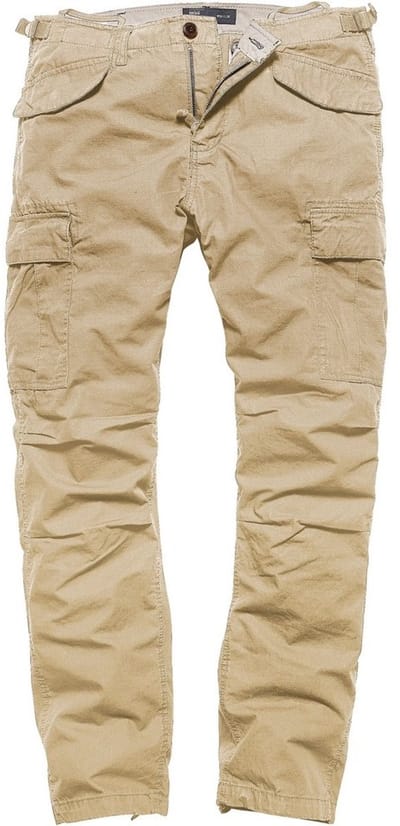 Vintage Industries Cargo-broek Miller M65 Pants Beige