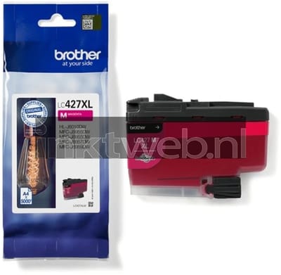 Originele Brother inktcartridge LC-427XLM, enkele verpakking, magenta