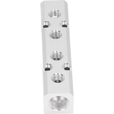Pneumatisch Verdeelstuk Luchtverdelingsblok Connector Splitter G12 Ingang G14 Uitgang