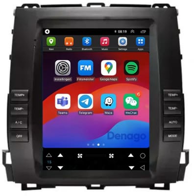 CarPlay autoradio geschikt voor Toyota Land Cruiser Prado | 2002 t/m 2009 | Android 13 | Tesla Style | Draadloos Apple CarPlay & Android Auto | 2GB + 32GB | Denago DNG-A475 | 2025 model | 2002 2003 2004 2005 2006 2007 2008 2009 | Bluetooth & Wifi