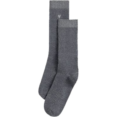 Mikuta The Dark Lurex Socks Black Size: 35-38 | Underwear Outlet | Dames | Grijs