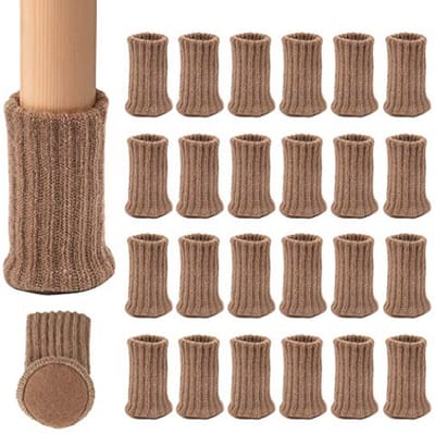 Stoelsokken 24PCS Hoog Elastisch Vloerbeschermers Antislip Meubelpoten Voeten Sok Covers Set