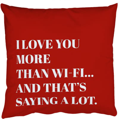 Sierkussens - Kussentjes Woonkamer - 50x50 cm - Rood - Quote - Liefde