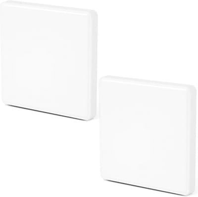 Blinde Bedekking Stopcontacten 8,6 x 8,6 cm - Witte Kunststof - Duurzaam en Stootvast - ShopVlot