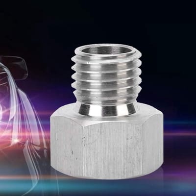Dailygoods - Fitting Adapter M12X1.5 - 1/8 inch - Duurzaam en Betrouwbaar - Roestvrij Staal - Metrisch Mannelijk - Geschikt voor Diverse Toepassingen