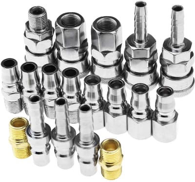 Dailygoods- Luchtslang Hoogwaardige Prestaties - Luchtslang Compressor - Luchtslang Koppeling - Pneumatische Snelsluitingen - Luchthulpmiddelen - Eenvoudig te Installeren - Luchtkoppeling