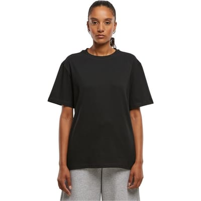 Urban Classics T-shirt - Everyday T-shirt - XS tot XXL - voor Vrouwen - zwart