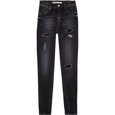 RAIZZED Blossom Super Skinny Jeans Black Maat: W24L30 | Skinny Broeken Outlet | Dames | Zwart