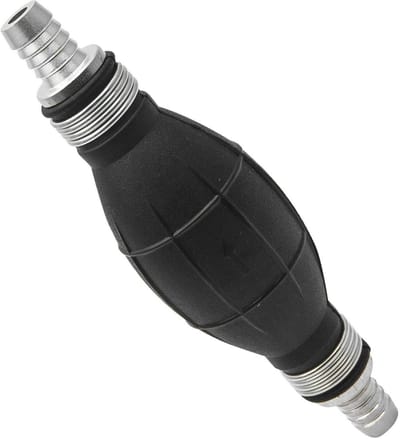 Dailygoods - Handsifon Brandstofoverdrachtslangpomp - Handmatige brandstofpomp - Draagbaar - Zwart rubber - Vloeibaar water - Ideaal voor onderweg - C...