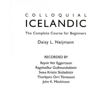 Colloquial Icelandic - Daisy L. Neijmann