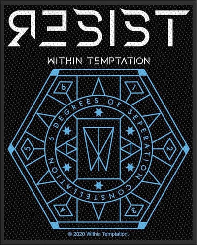 Within Temptation - Resist Hexagon Patch - Multicolours