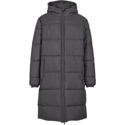 Urban Classics - Long Puffer winterjas - XXL - Grijs