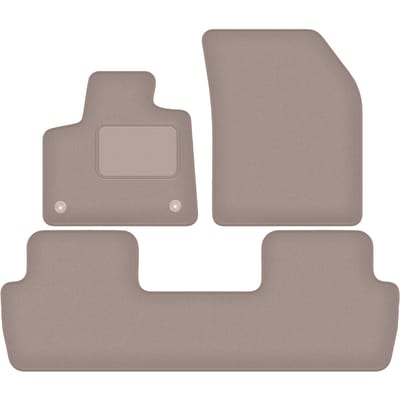 Wielganizator WLG-CARLUX - Auto Vloermatten - Beige - Peugeot 5008 II GT Line - 5 Zits