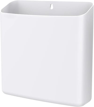 Magnetische Fluff Bin voor de Wasruimte en Badkamer - Wandgemonteerde Opbergcontainer voor Wasmiddel Pods en Droogballen, Ruimtebesparende Organizer en Afvalbak