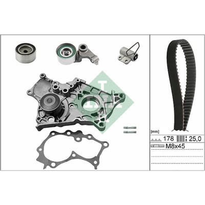 Schaeffler Ina Waterpomp+distributieriem set INA 530 0543 30