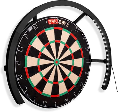 Dartbord Verlichtingssysteem met Witte LED, Geschikt voor Alle Dartborden, Eenvoudige Montage en Professionele Dartaccessoires voor Optimale Spelervaring