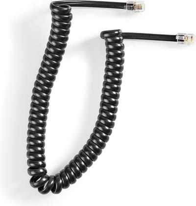 Pro Telefoon handset spiral cable CCA (copper-clad aluminium)