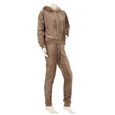 Dames huispak beer- loungewear dames - Bruin / S/M