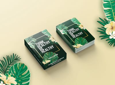 Think Healthy Be Healthy, affirmatiekaarten, kaartendeck