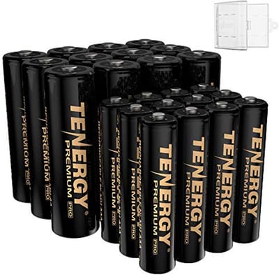 Oplaadbare AA en AAA batterijen - Hoge capaciteit NiMH 2800mAh AA en 1100mAh AAA - 24 stuks