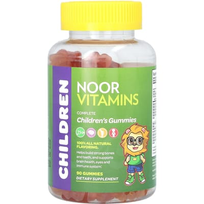 Noor Vitamins, kindergummies, compleet, 90 gummies