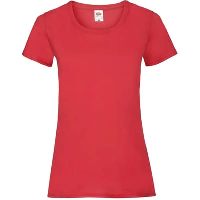 T-shirt dames Fruit of the Loom Valueweight