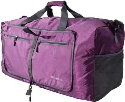 Thijox - 60L Opvouwbare Sporttas Grote Reistas Heren Dames met Schoenenvakzakken Waterdichte Saunatas voor Sport Vakantie Sportschool Nacht