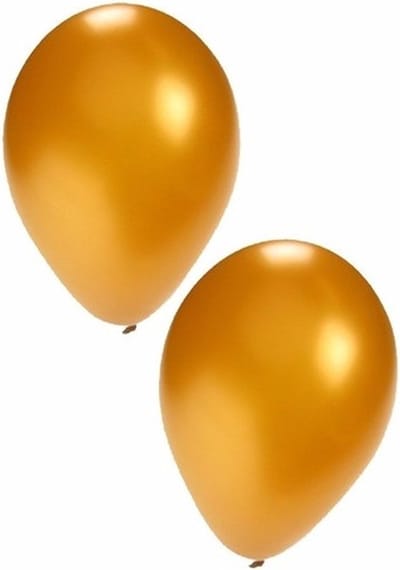 Gouden ballonnen - 50 stuks - ballon versiering goud