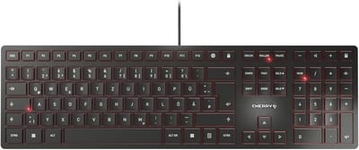 Dun QWERTZ Toetsenbord met Schaarmechanisme – Bedraad, Ultralicht en Stijlvol Ontwerp