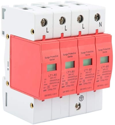 Dailygoods - Home Overspanningsbeveiliging - Laagspanning - Betrouwbare bescherming - Compact formaat - Overspanningsafleider - Ideaal voor thuisgebru...