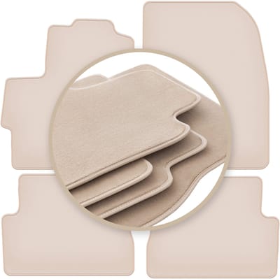 PREMIUM beige matten voor: Mazda 3 I BK hatchback 2003-2009