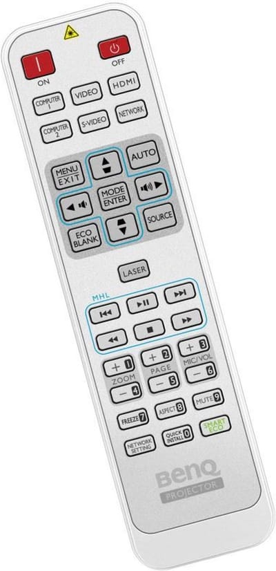 Afstandsbediening geschikt voor de BENQ SX751 beamer, vervangt 5J.JAD06.001 / RCS011