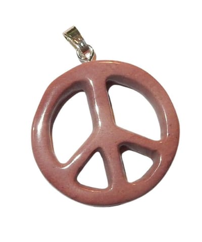 Peace hanger van edelsteen