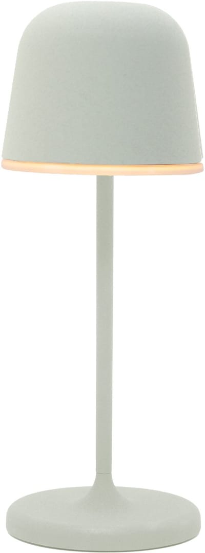 EGLO Mannera-S Tafellamp - Priklamp - Oplaadbaar (tot 28 uur licht) - 20 cm - Grijs/Wit - Draadloos - Dimbaar - Binnen en Buiten