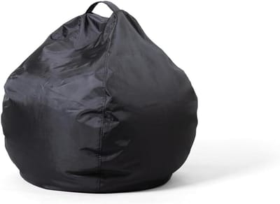 Zitzak XXL - Beanbag Stoel - Ontspannen Zitten - Voor Binnen en Buiten - 65 x 62 cm - Zwart