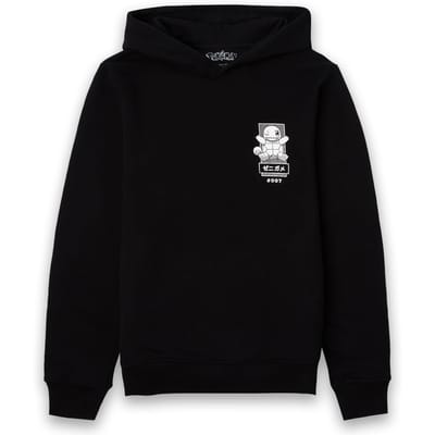 Pokémon Squirtle Manga Unisex Hoodie - Black - S